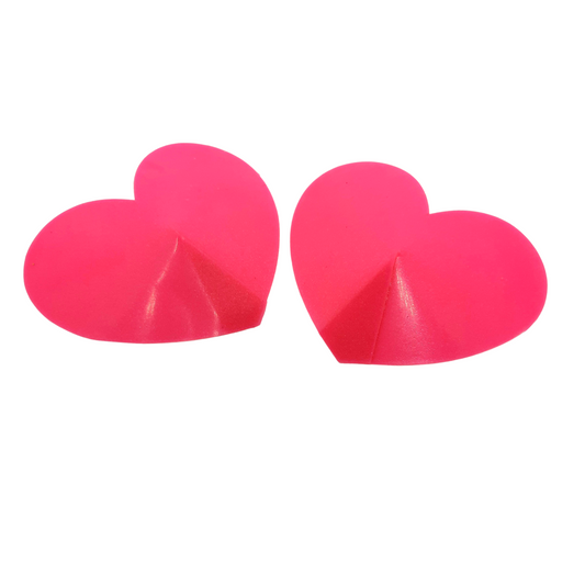 Latex Heart Nipple Pasties