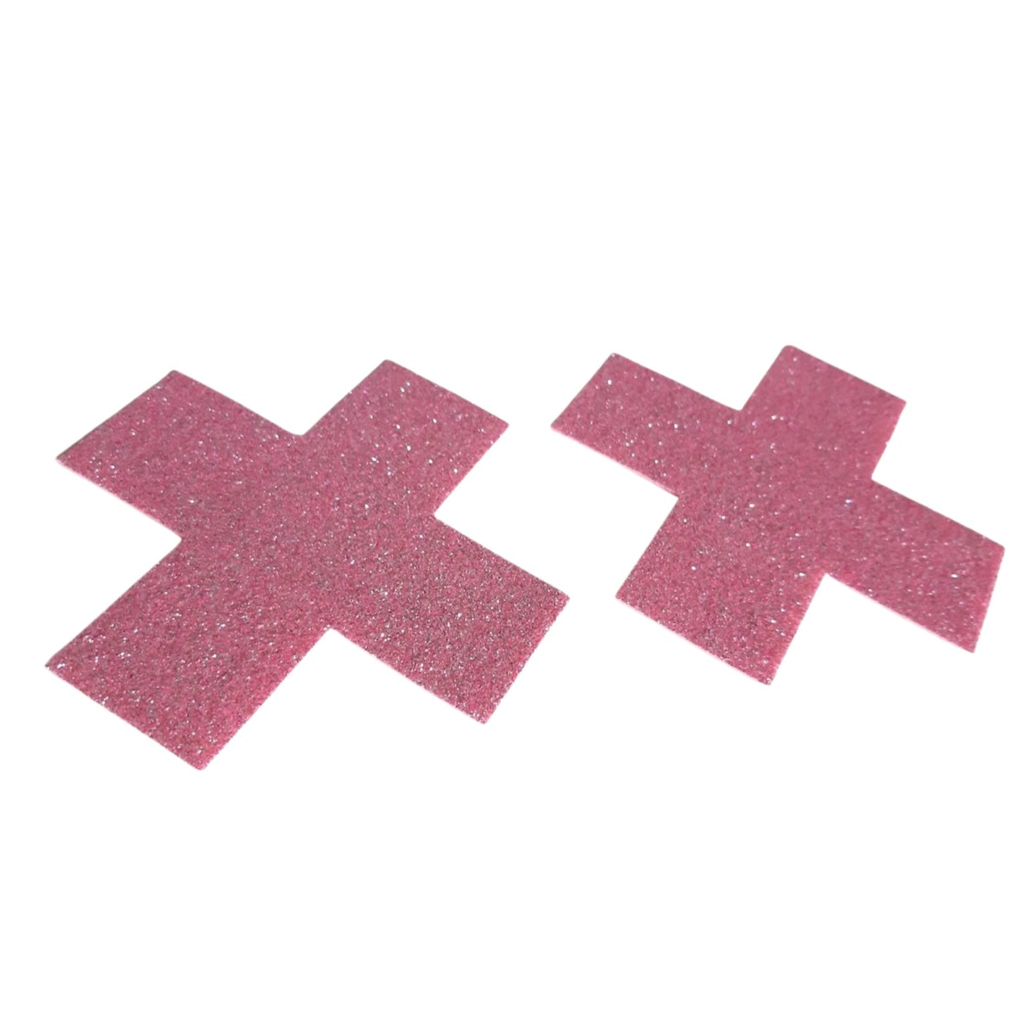 Cross X Glitter Nipple Pasties