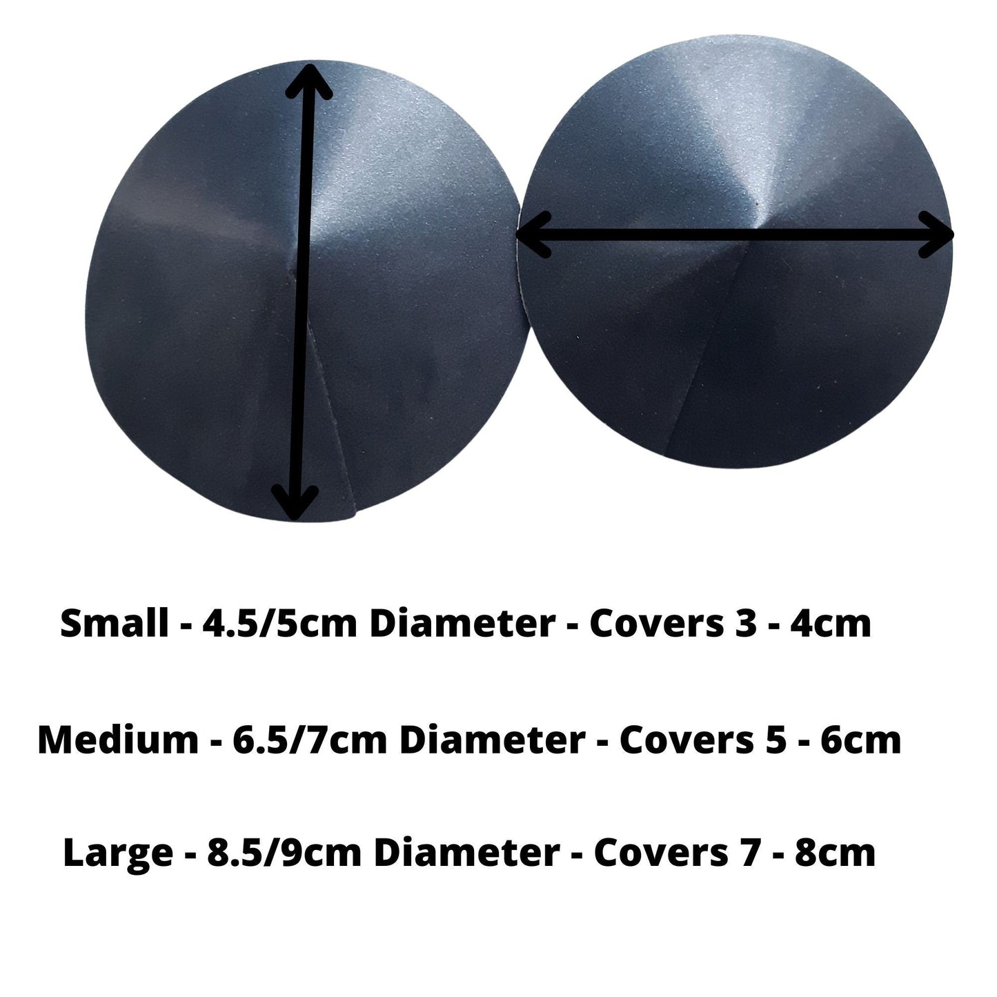 Red Latex Round Nipple Pasties / Nipple Covers