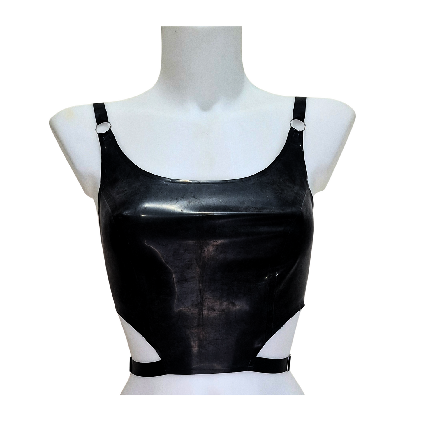 Latex Waist Strap Top