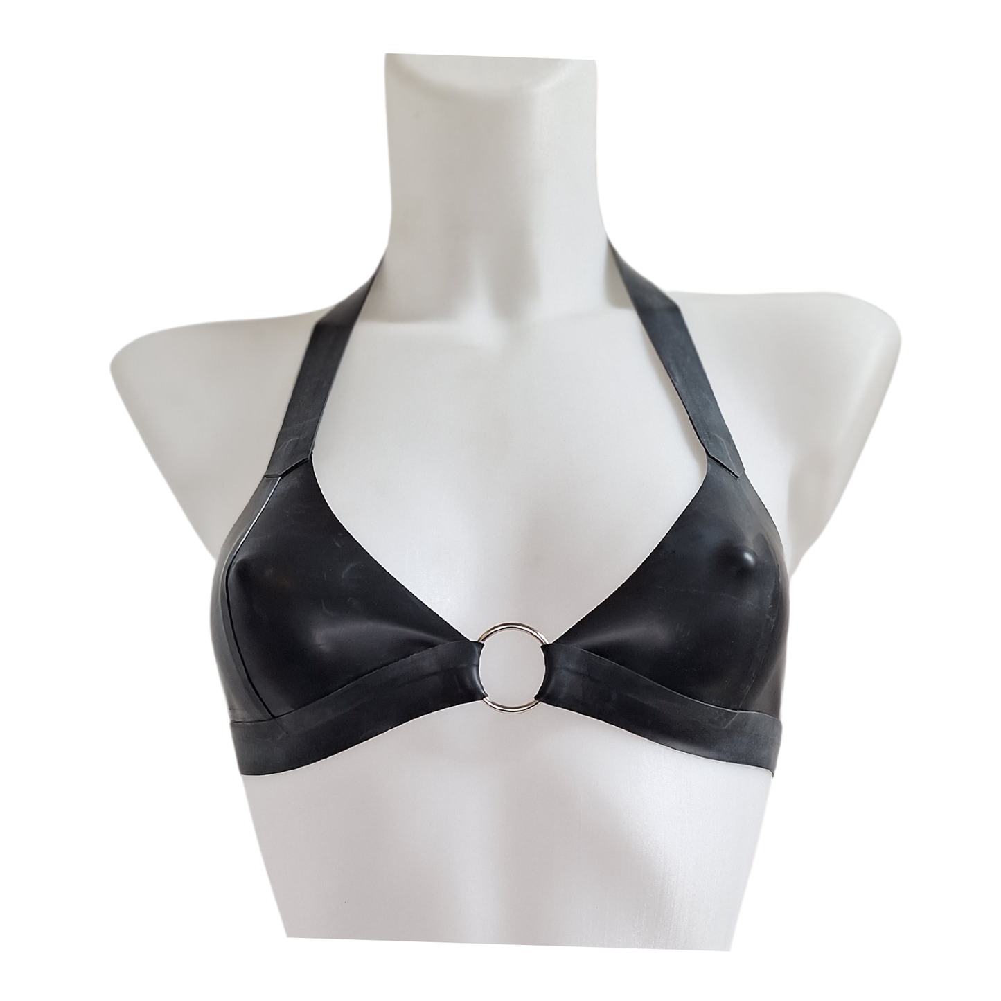 Latex O Ring Bralette