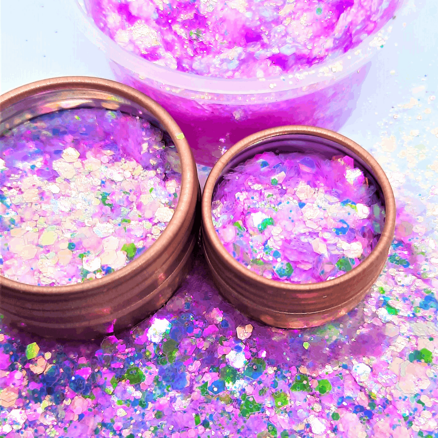 6 X Purple's Glitter Set