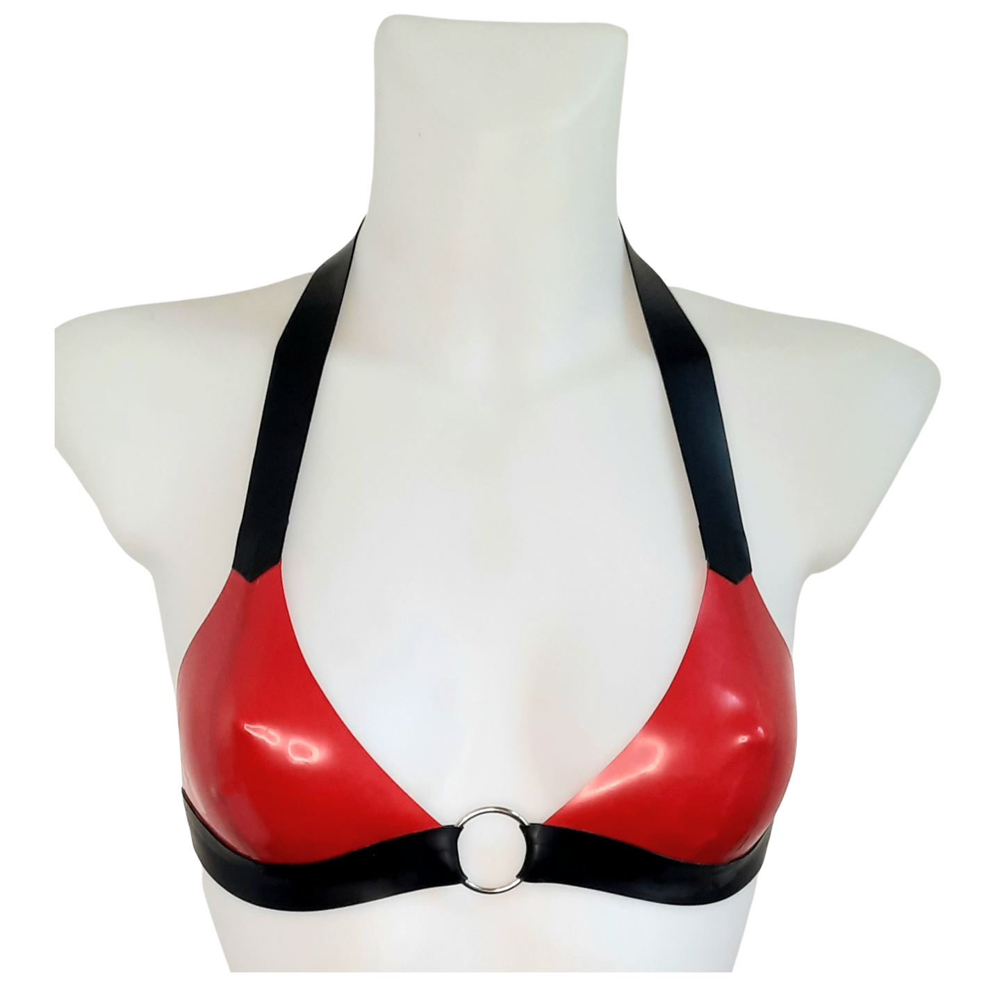 Latex O Ring Bralette