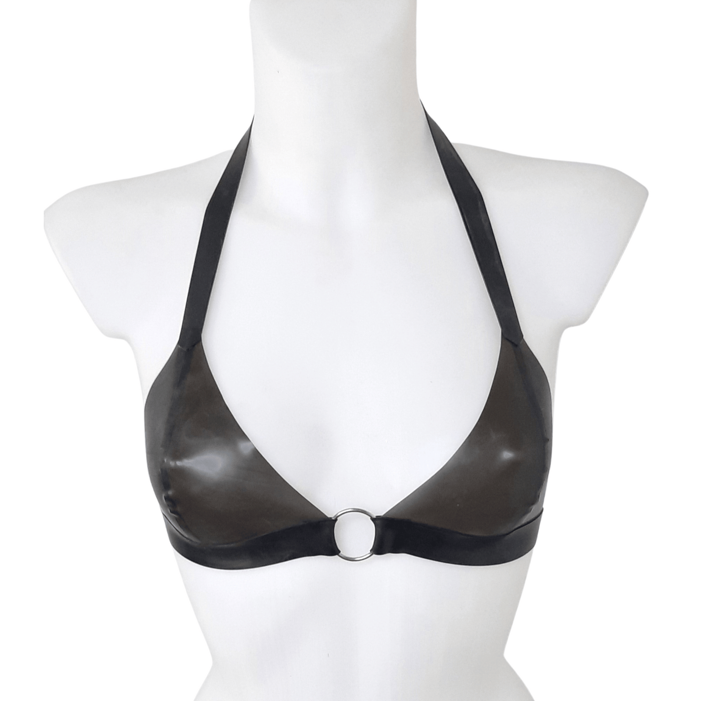 Latex O Ring Bralette