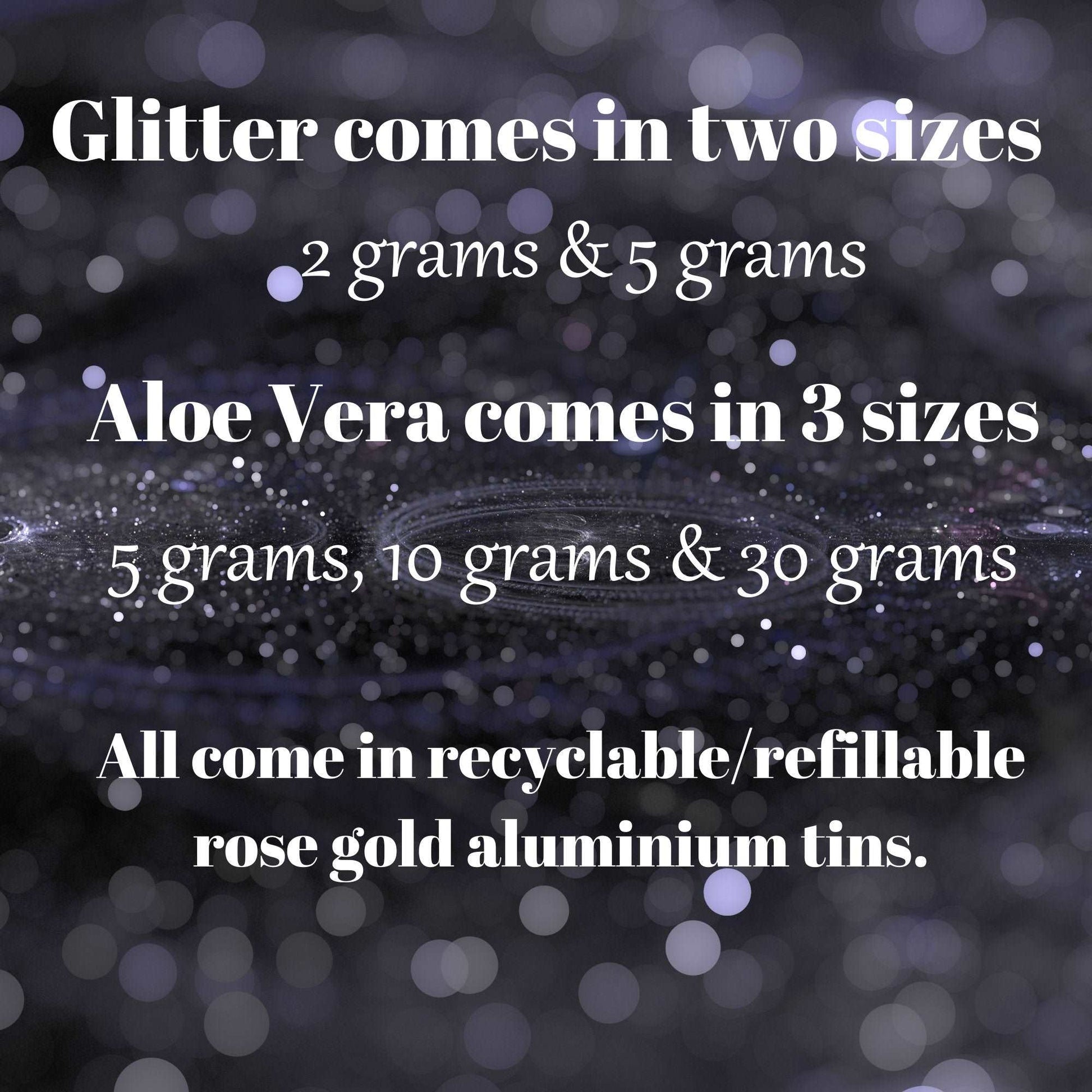 Galaxy & Moon Dust Festival Glitter + Aloe Vera Gel Set