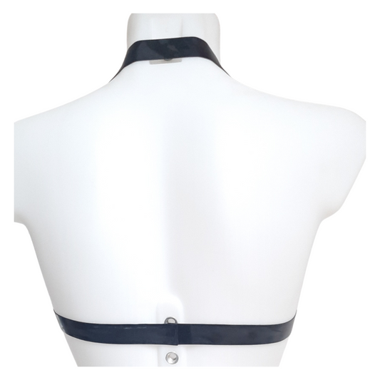 Transparent Smoke Latex Bra Bikini Top
