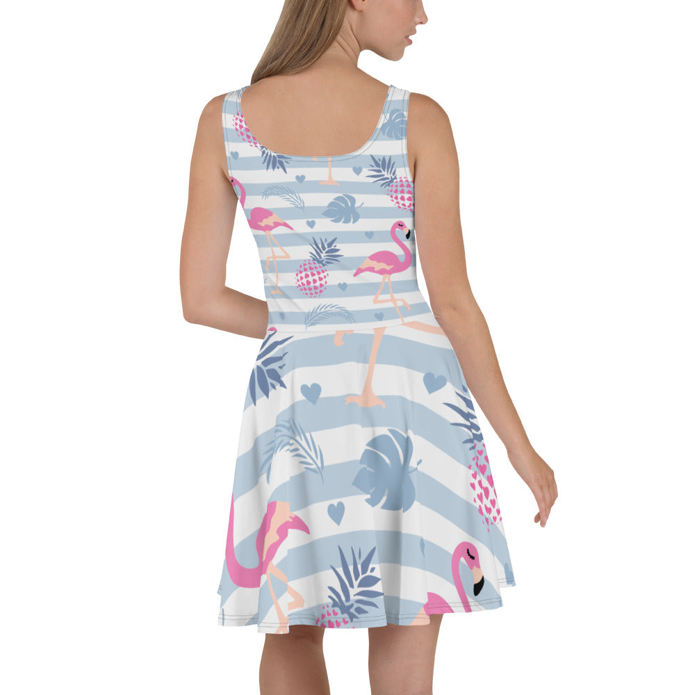 Flamingo Fit N Flare Skater Dress XS - XXxL