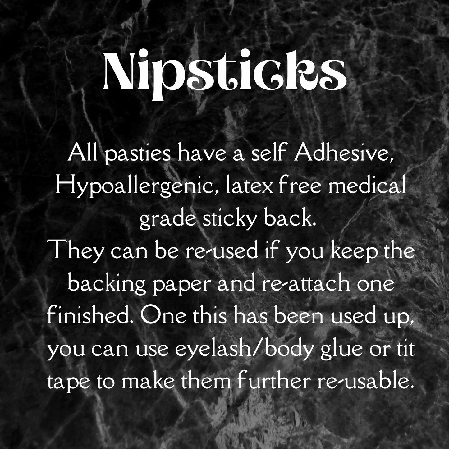 Tall Black Glitter Flames Nipple Pasties