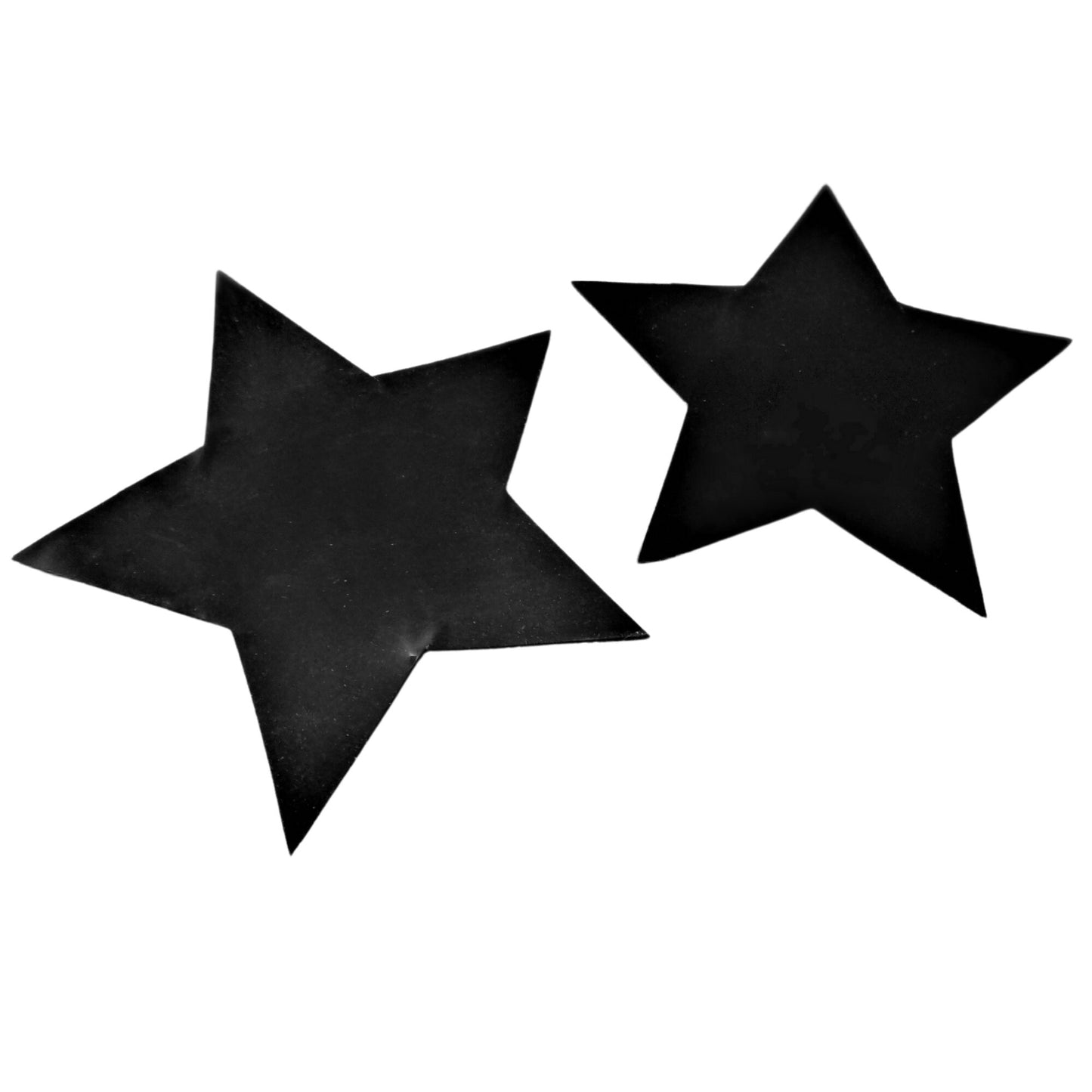 Black Latex  Star Nipple Pasties Hypoallergenic Back Festival Body Stickers Nipple Covers