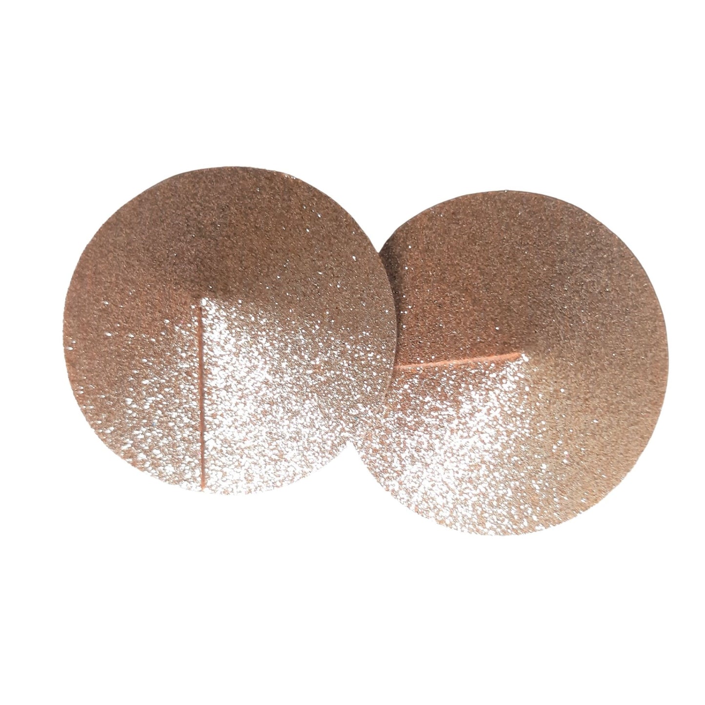 Soft Gold Glitter Round Nipple Pasties /Nipple Covers